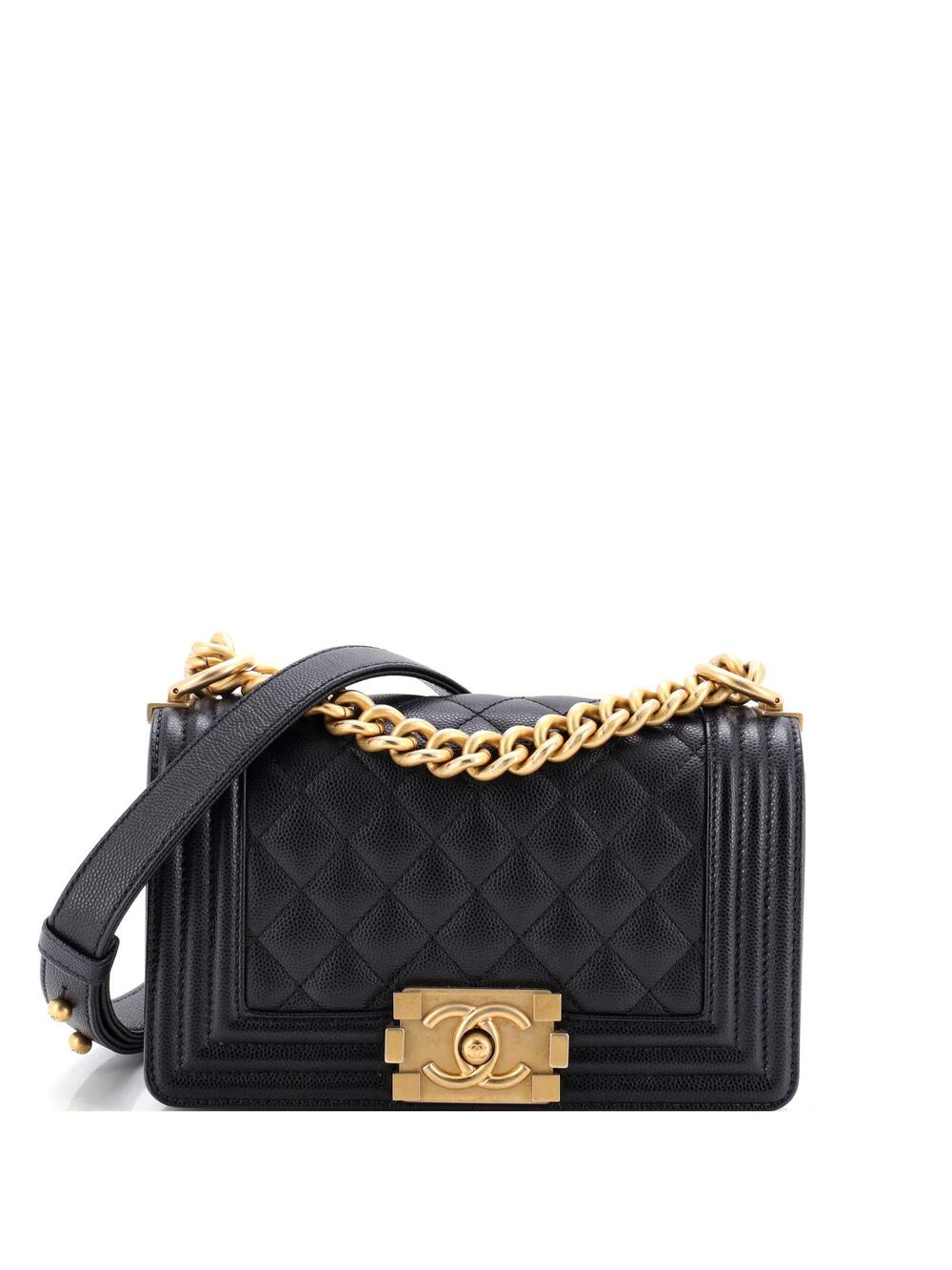 Chanel Boy Flap Bag Quilted Caviar #343168C47B